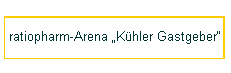 ratiopharm-Arena Khler Gastgeber